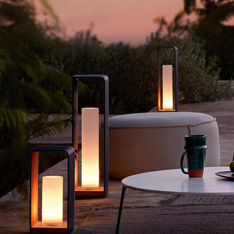 Modern Square Waterproof Solar LED Light
