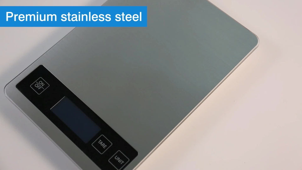 15kg Digital Kitchen Scale, USB Rechargeable