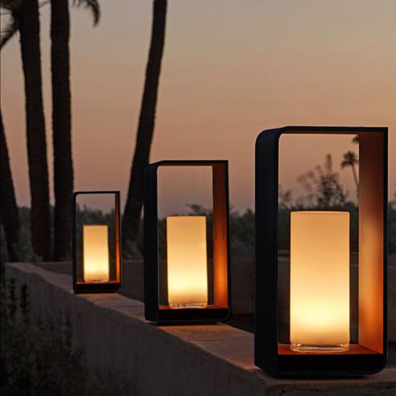 Modern Square Waterproof Solar LED Light