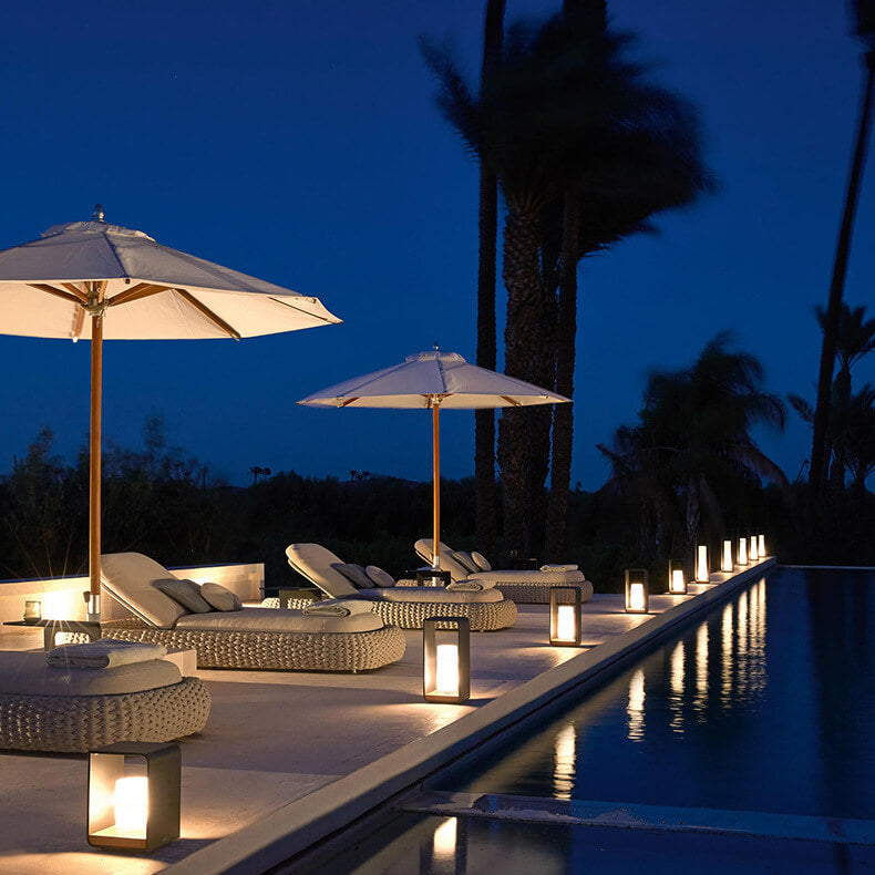 Modern Square Waterproof Solar LED Light