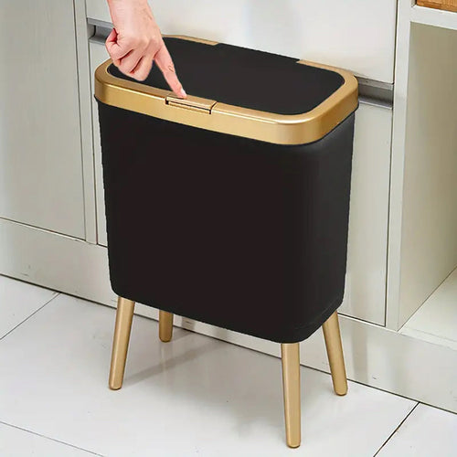15L Odour-Sealing Trash Can with Elevated Legs