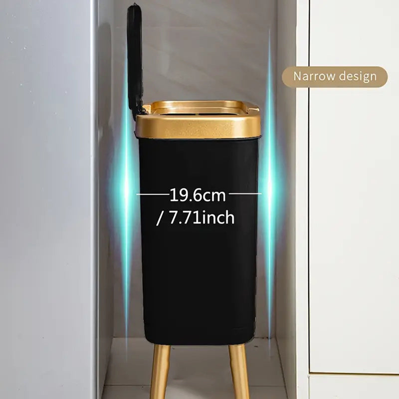 15L Odour-Sealing Trash Can with Elevated Legs