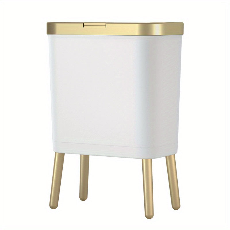 15L Odour-Sealing Trash Can with Elevated Legs
