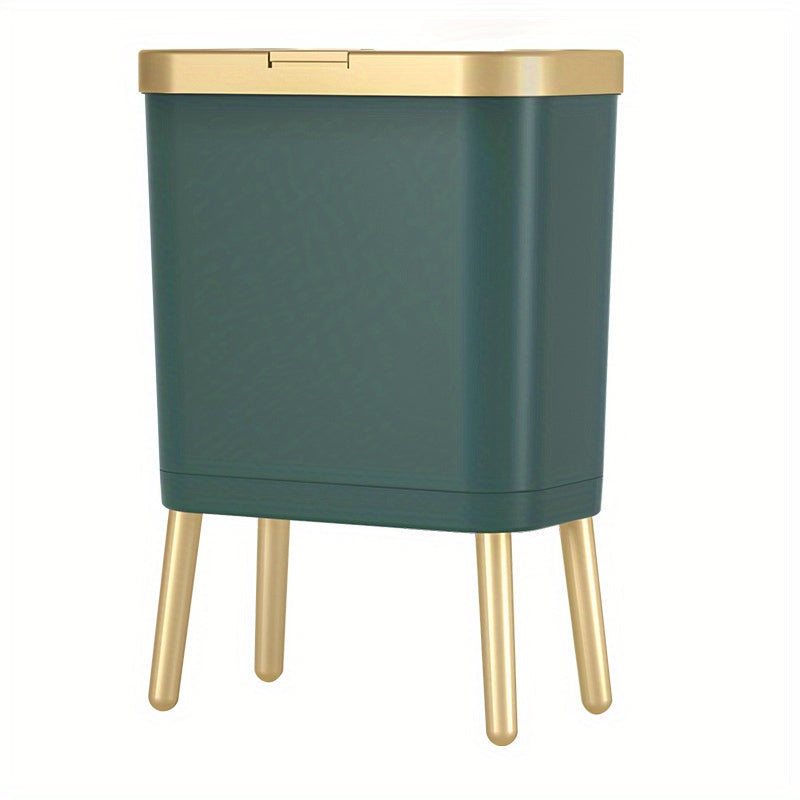 15L Odour-Sealing Trash Can with Elevated Legs