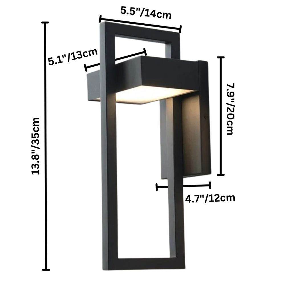 Scandinavian Aluminium LED Outdoor Wall Lamp
