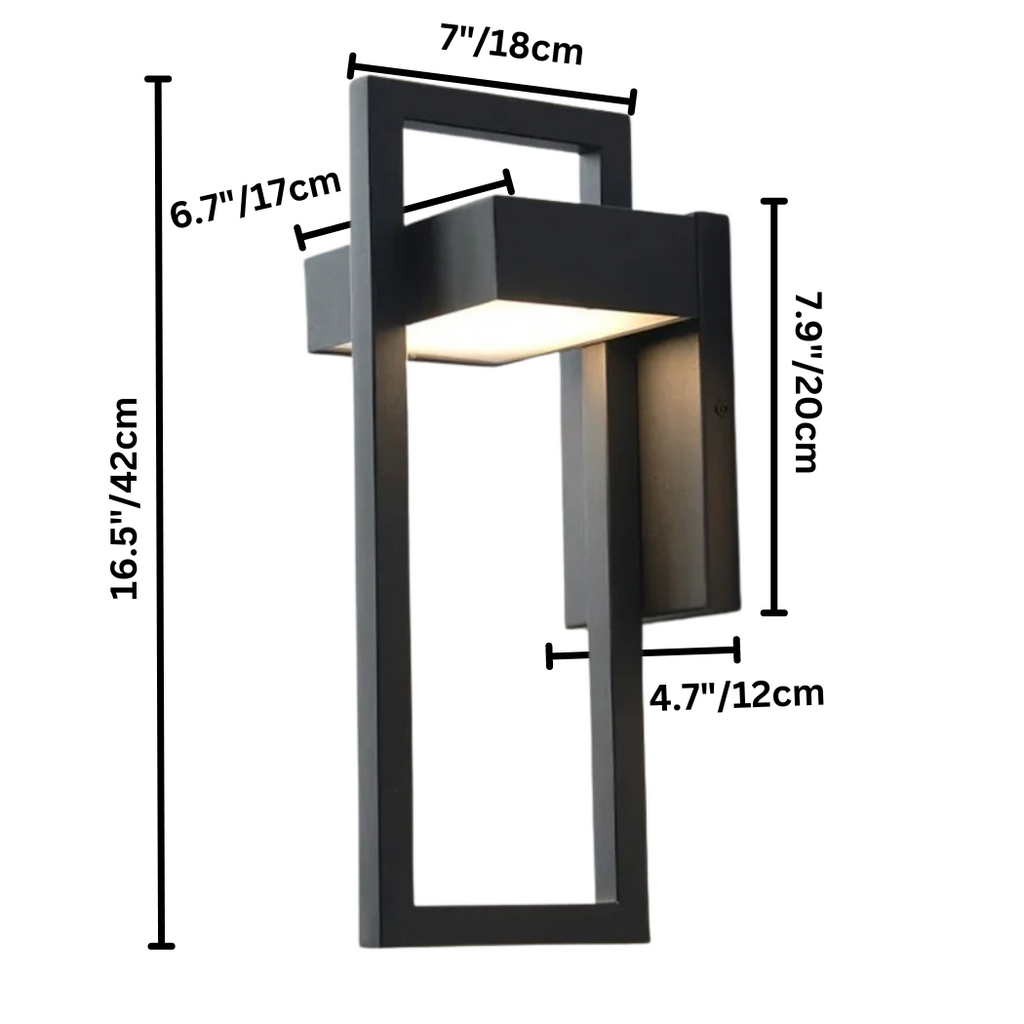 Scandinavian Aluminium LED Outdoor Wall Lamp