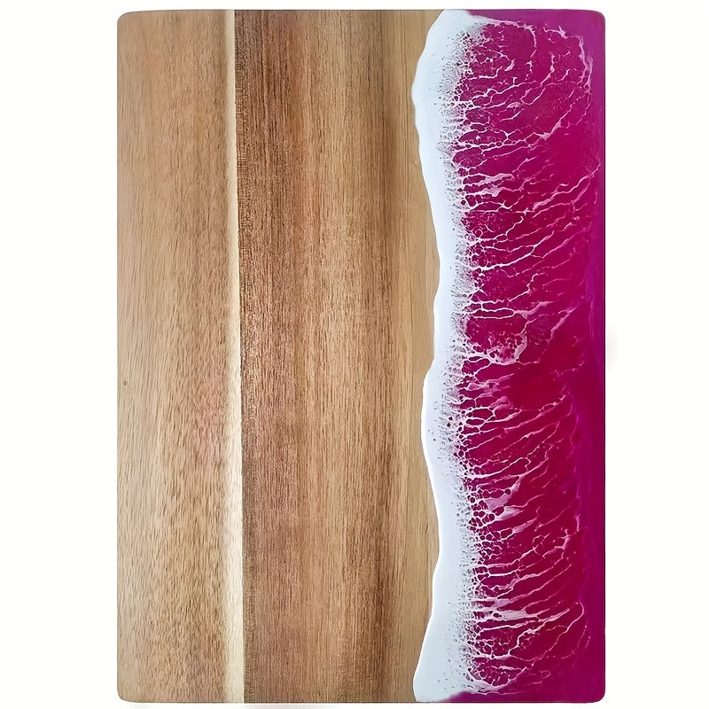 Wave Resin Acacia Wood Cutting Board