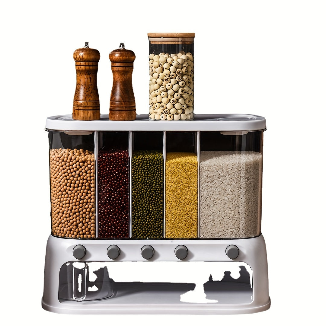 Multi-Compartment Grain Storage Container