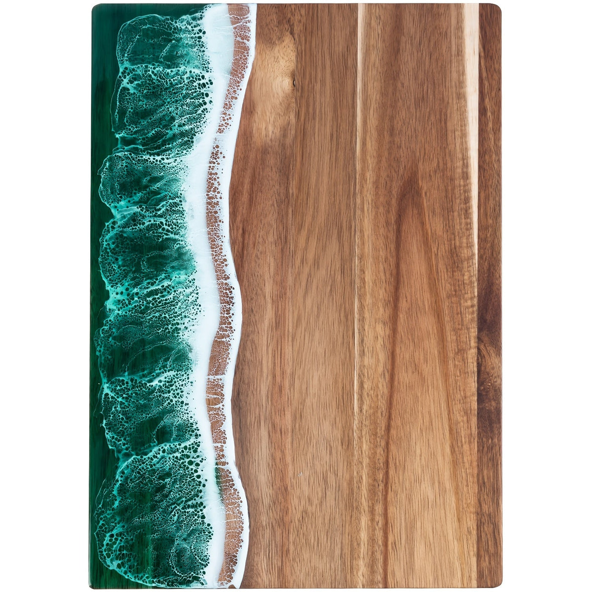 Wave Resin Acacia Wood Cutting Board