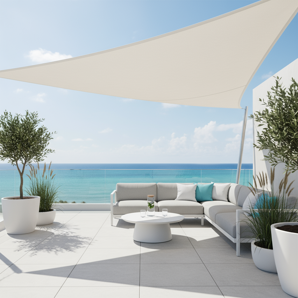 TriBlocker Waterproof Triangle Shade Sail