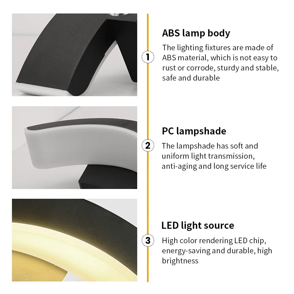 StormLite Black Waterproof Wall Lantern