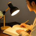 Adjustable Wood Nordic Desk Lamp