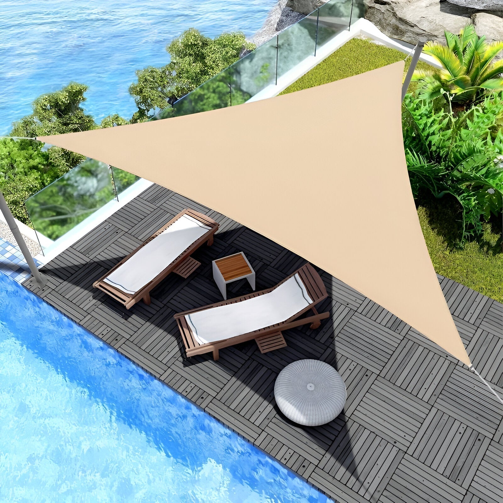 TriBlocker Waterproof Triangle Shade Sail