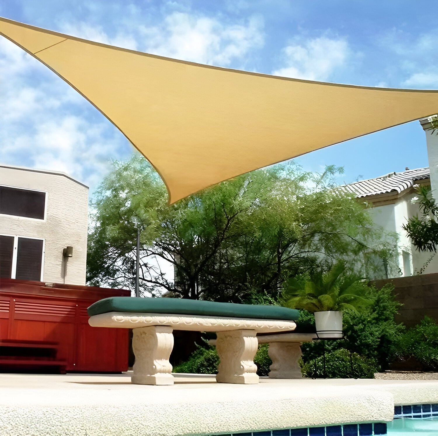 TriBlocker Waterproof Triangle Shade Sail