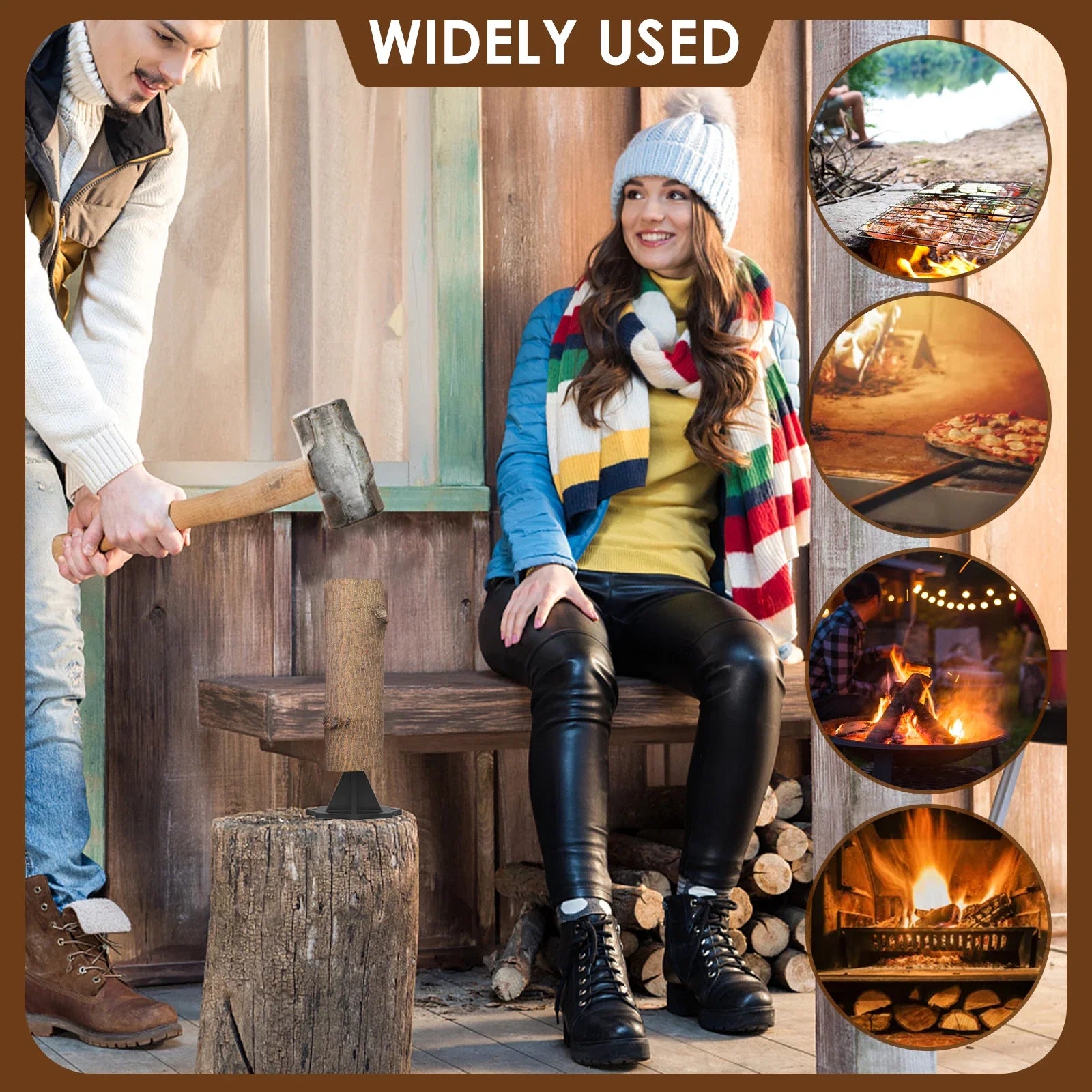 KindlePro Carbon Steel Log Splitter