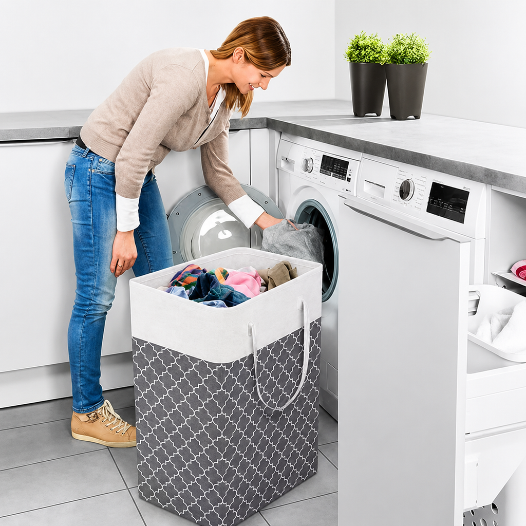 Lauva 75L Waterproof Foldable Laundry Basket