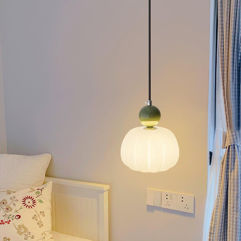 Yedra Organic Round Acrylic Pendant Lamp
