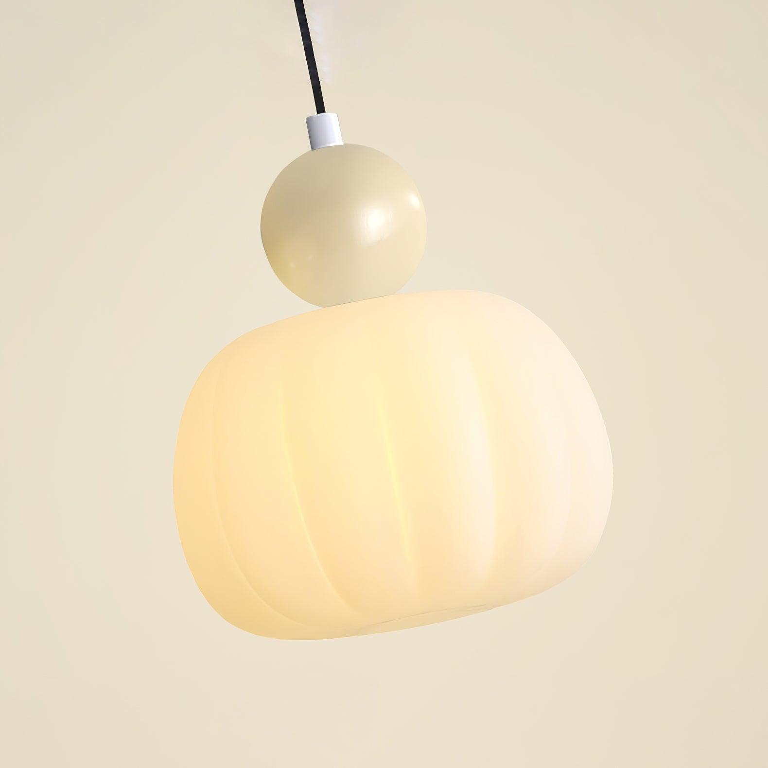 Yedra Organic Round Acrylic Pendant Lamp