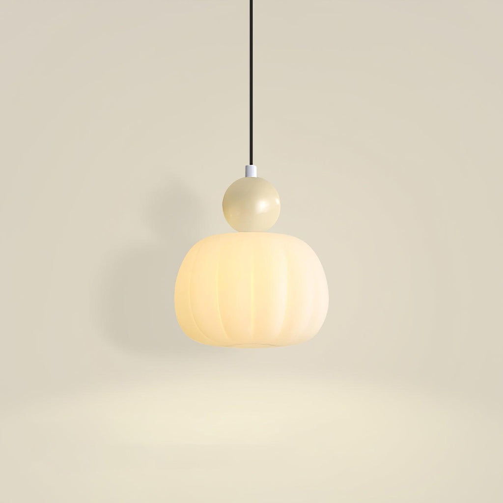 Yedra Organic Round Acrylic Pendant Lamp