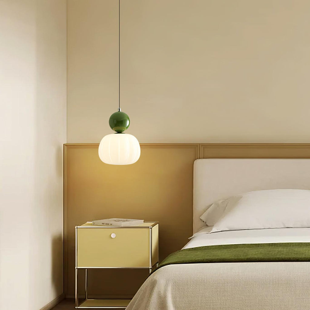 Yedra Organic Round Acrylic Pendant Lamp