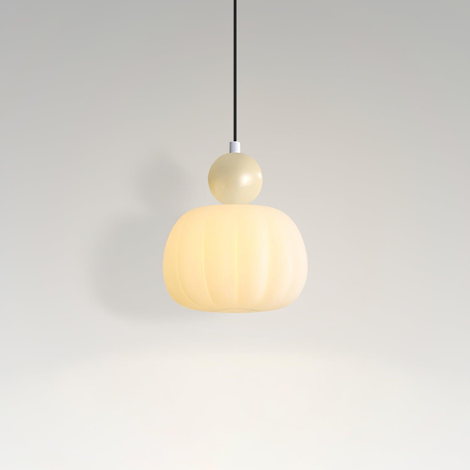 Yedra Organic Round Acrylic Pendant Lamp