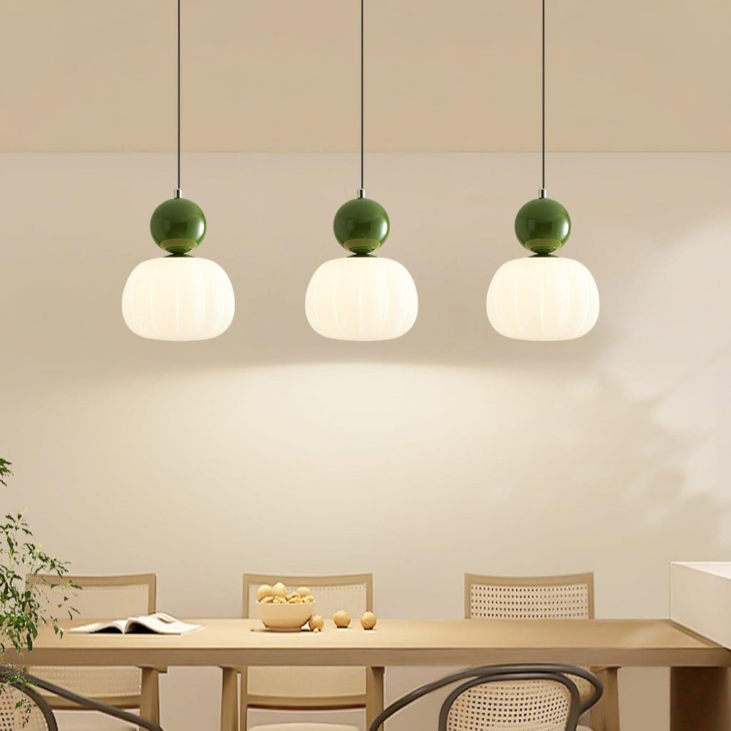 Yedra Organic Round Acrylic Pendant Lamp