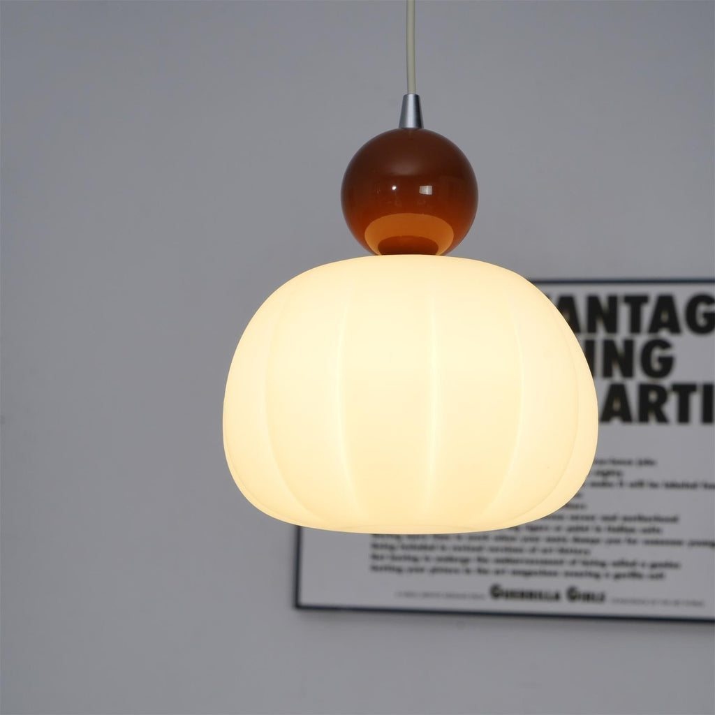 Yedra Organic Round Acrylic Pendant Lamp