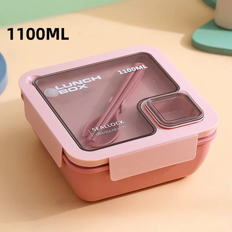 BentoGo Leak-Proof Lunch Box with Cutlery