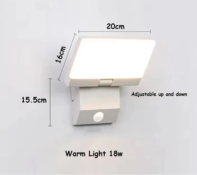 LumiFold IP65 Outdoor Wall Light