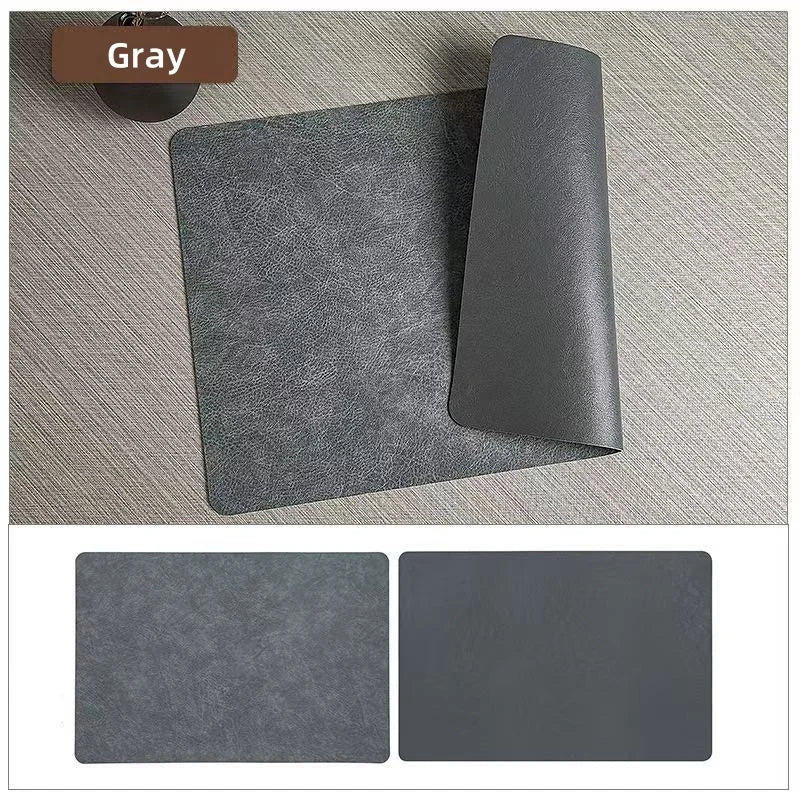 DuoMat Double-Sided Faux Leather Placemats