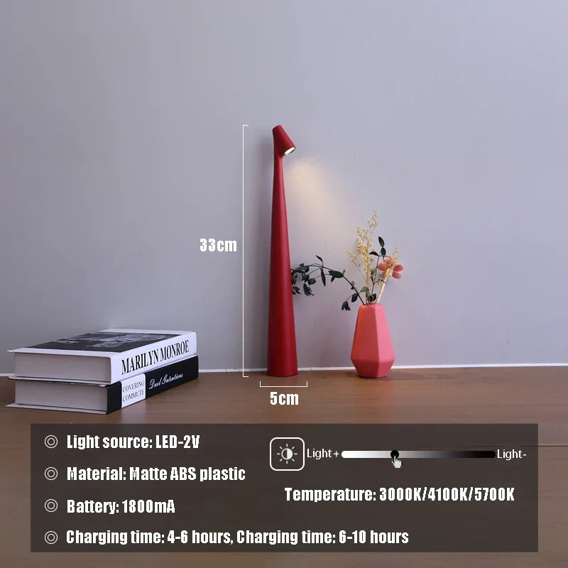 Glowora Rechargeable Touch Dimmable Table Lamp