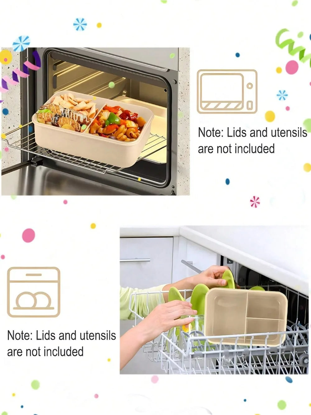 MealMate 4-Compartment Bento Lunch Box