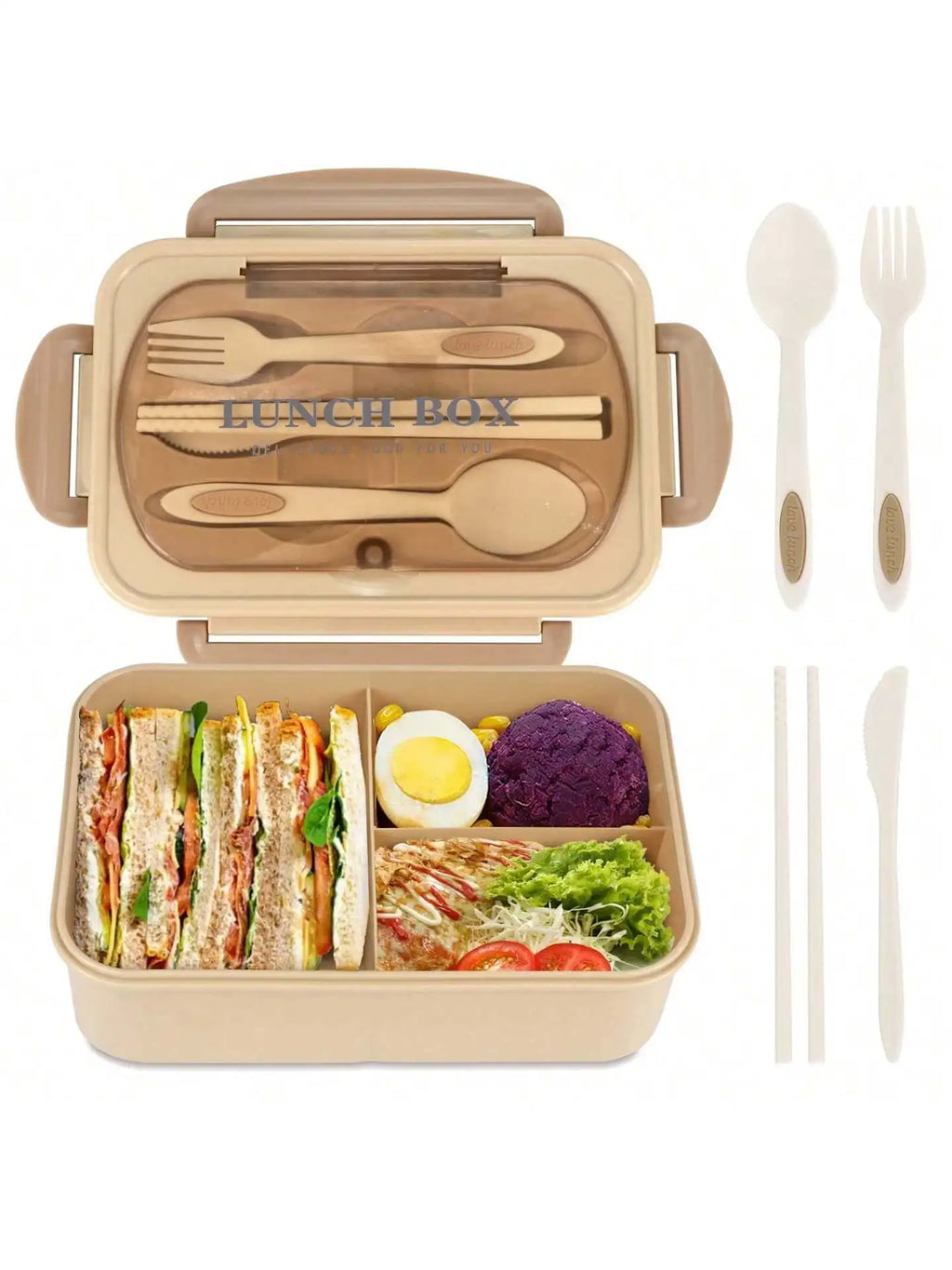 MealMate 4-Compartment Bento Lunch Box