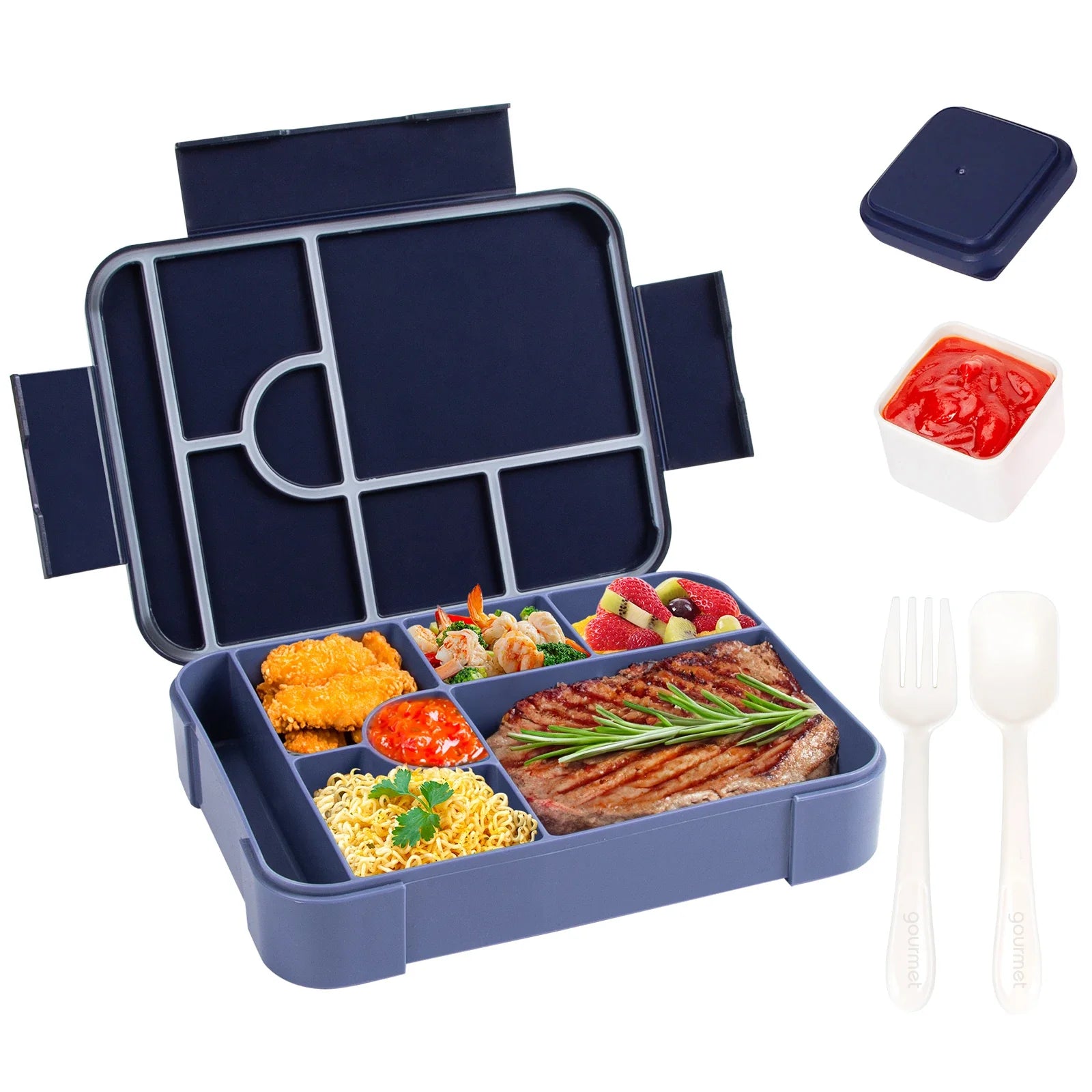 BentoMax 1330ml Leak-Proof Bento Lunch Box