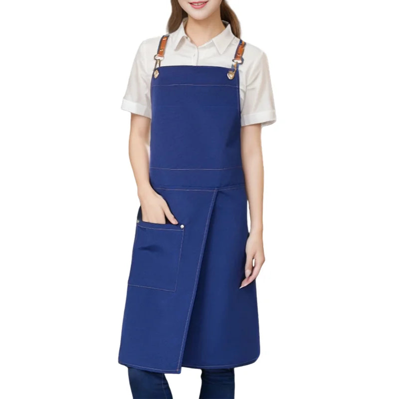 WorkEase Waterproof Canvas Split Apron