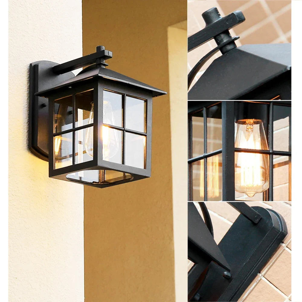 Camden Vintage E27 Outdoor Wall Lantern