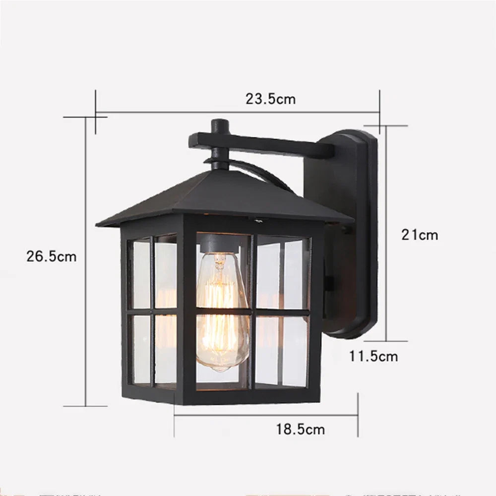 Camden Vintage E27 Outdoor Wall Lantern