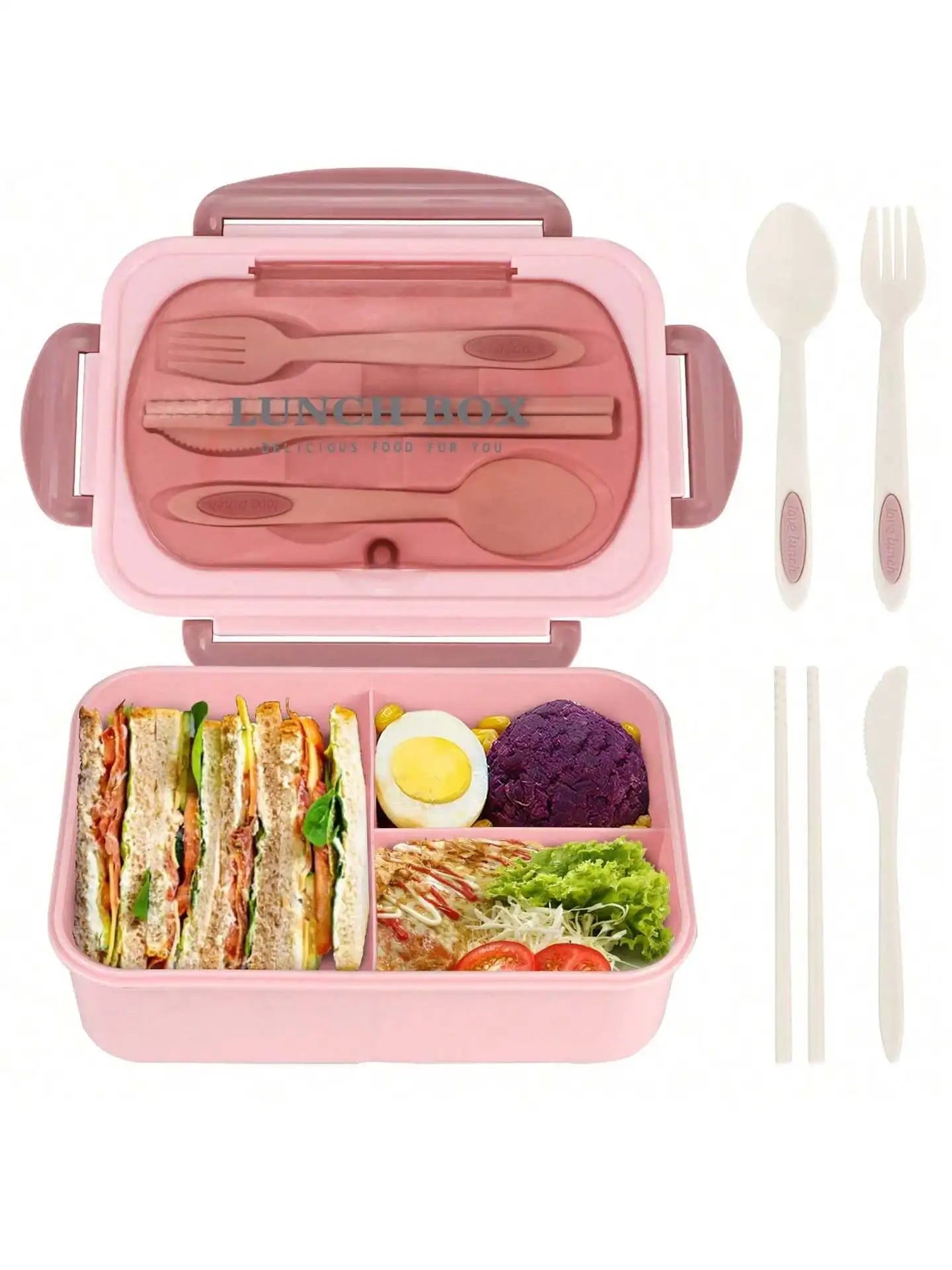 MealMate 4-Compartment Bento Lunch Box