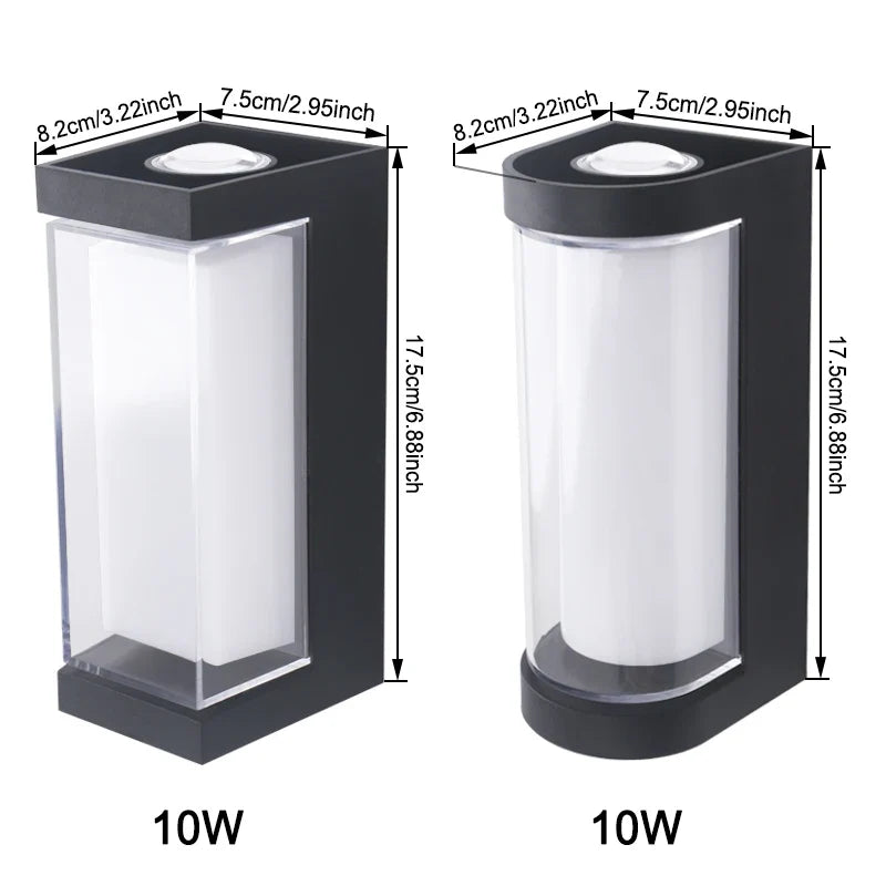 Up and Down Waterproof LED Wall Sconce