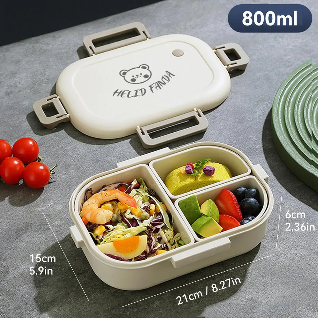 FreshMate 3-Compartment Bento Lunch Box
