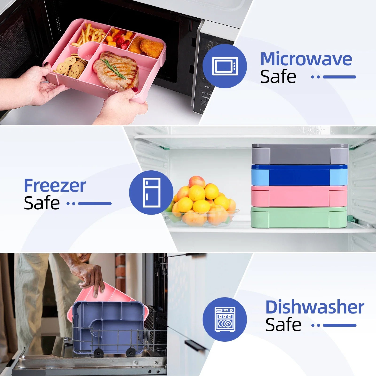 BentoMax 1330ml Leak-Proof Bento Lunch Box