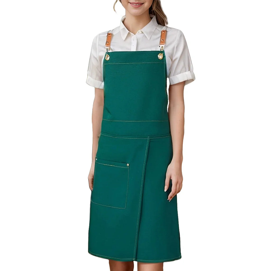 WorkEase Waterproof Canvas Split Apron
