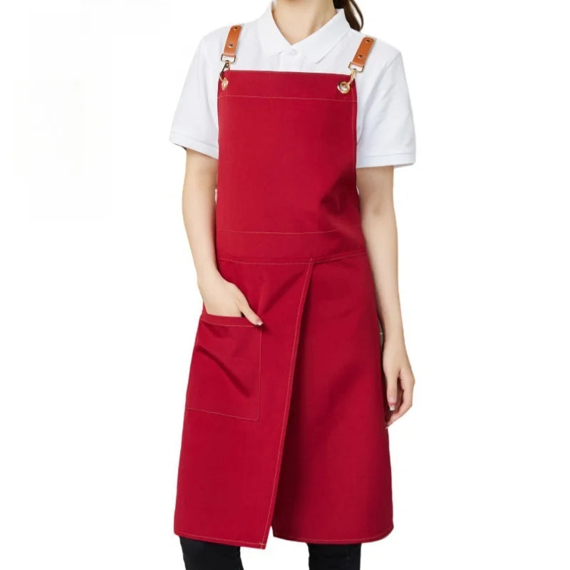 WorkEase Waterproof Canvas Split Apron