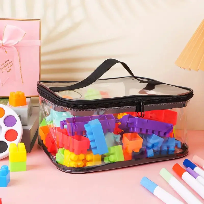 Transparent Mesh Toy Storage Bag, Large