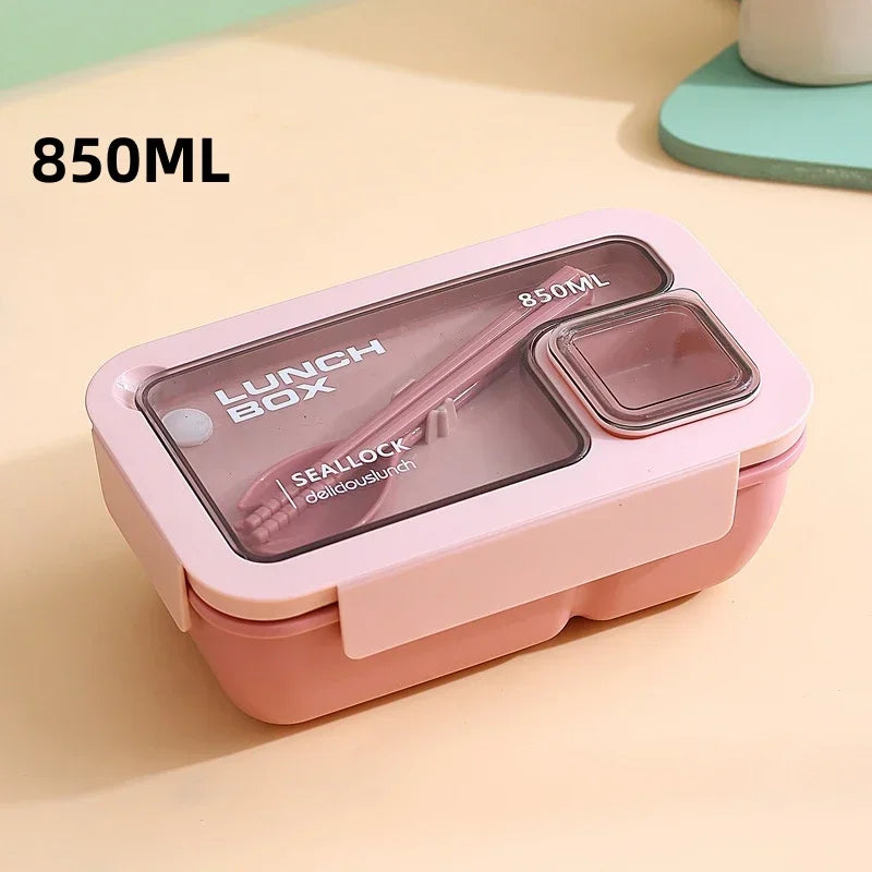 BentoGo Leak-Proof Lunch Box with Cutlery