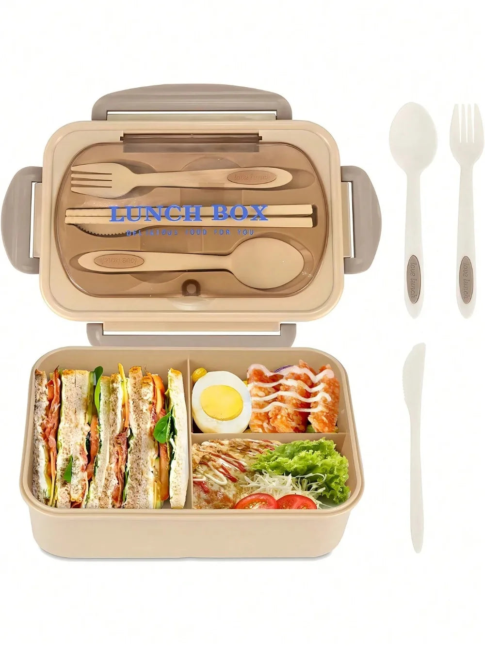 MealMate 4-Compartment Bento Lunch Box
