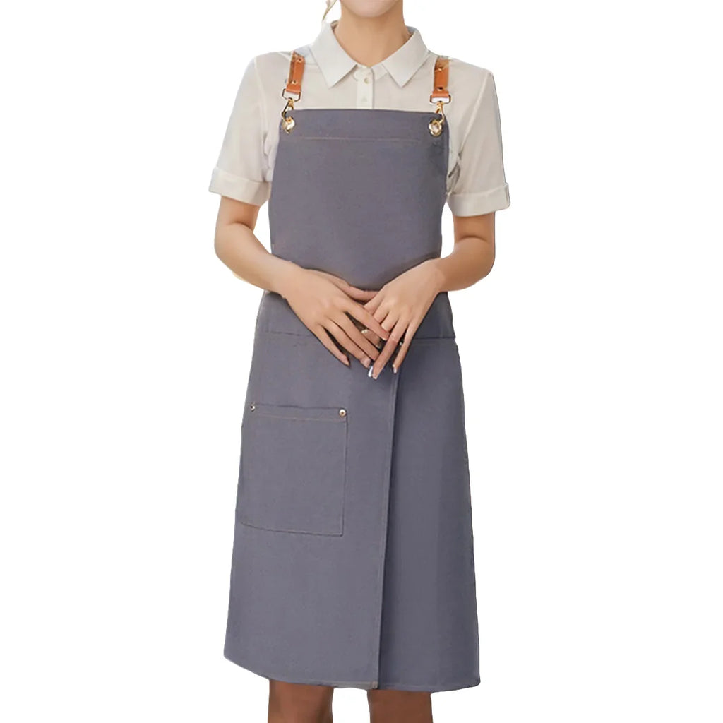WorkEase Waterproof Canvas Split Apron