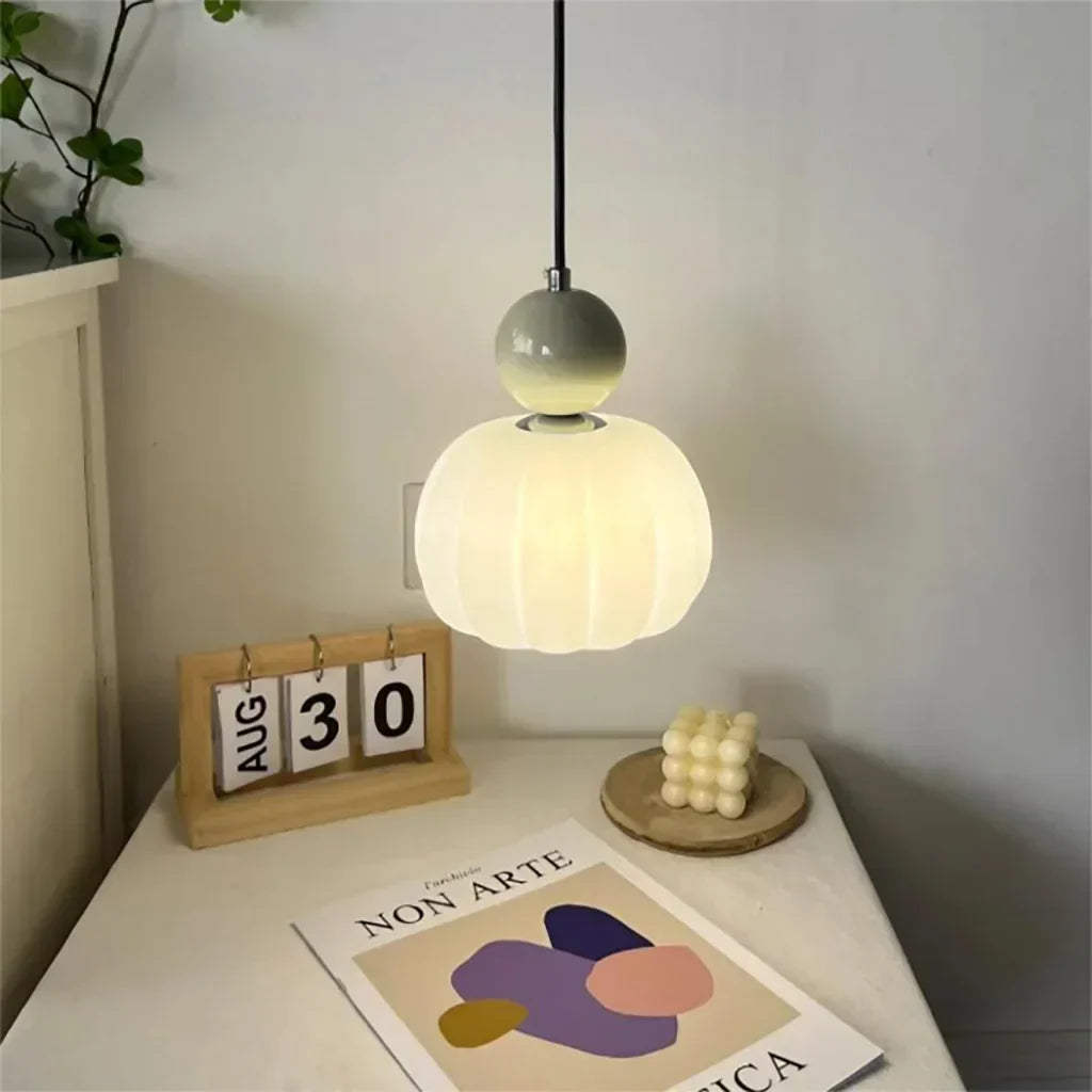 Nordic Pumpkin LED Pendant Light