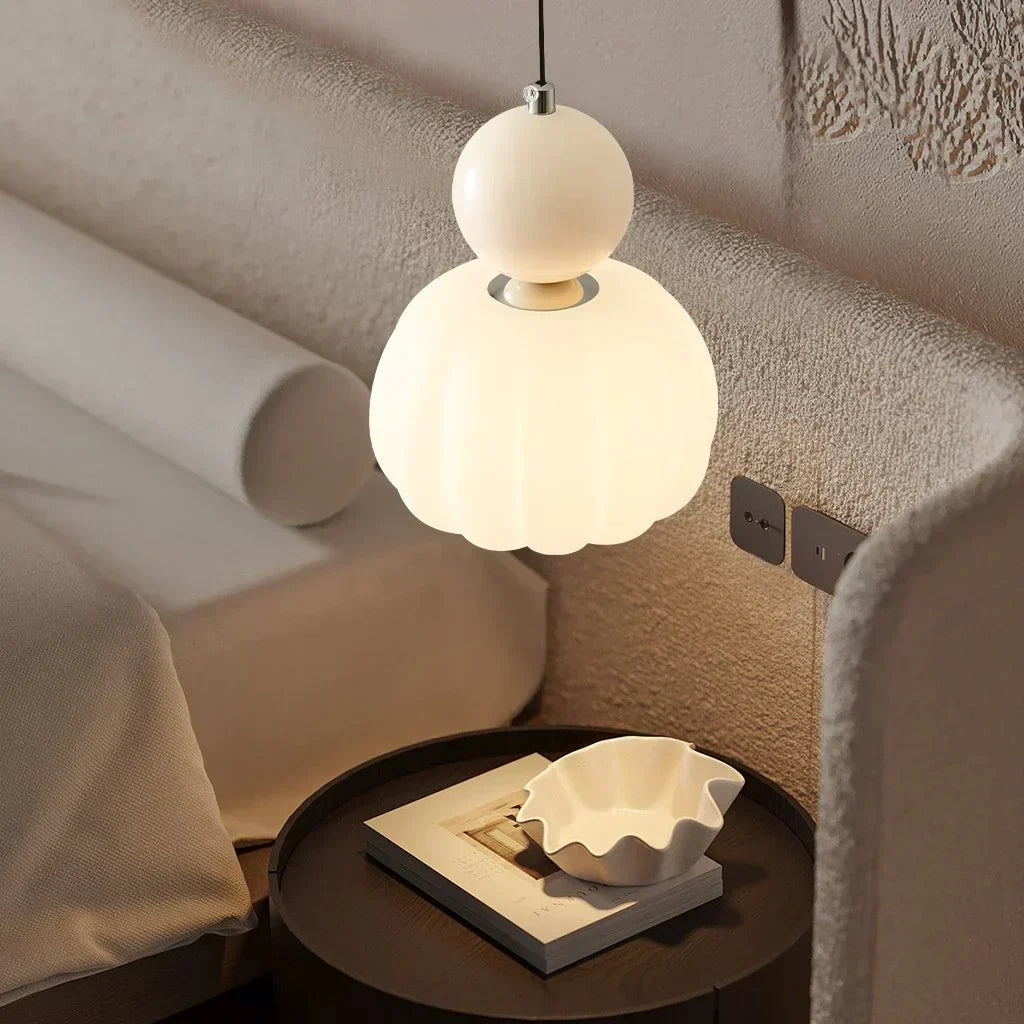 Nordic Pumpkin LED Pendant Light