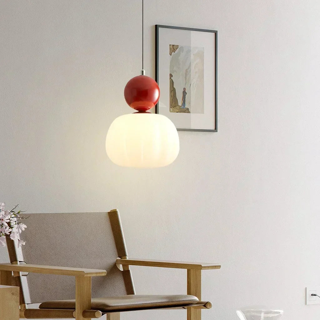 Nordic Pumpkin LED Pendant Light